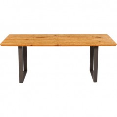 Table Symphony Oak Crude Steel 160x80